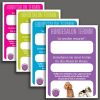 Hundesalon Terminkarten